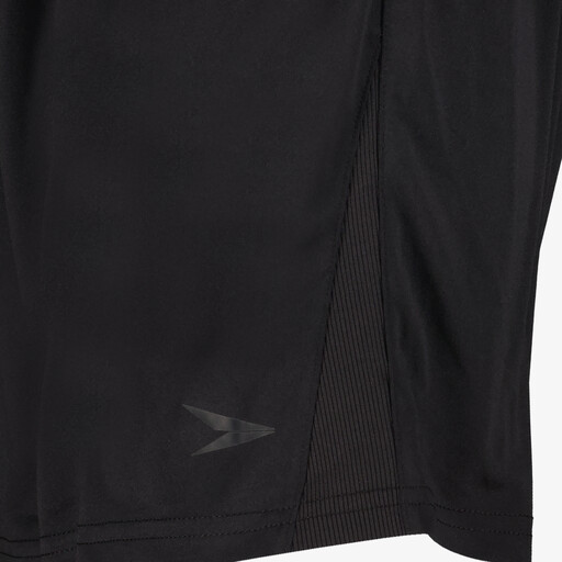 Heren voetbalshort zwart