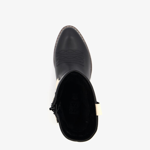 Meisjes western laarzen zwart wit