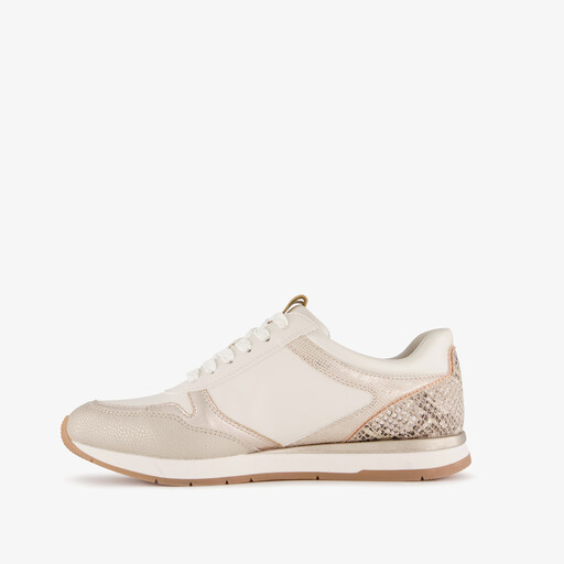 Sneakers dames wit beige