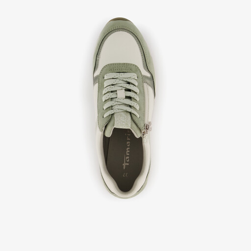 Sneakers dames groen wit