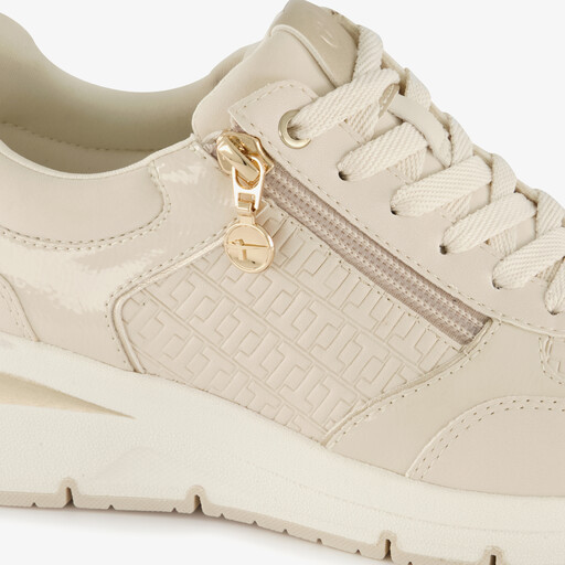 Dames sneakers ivoor beige