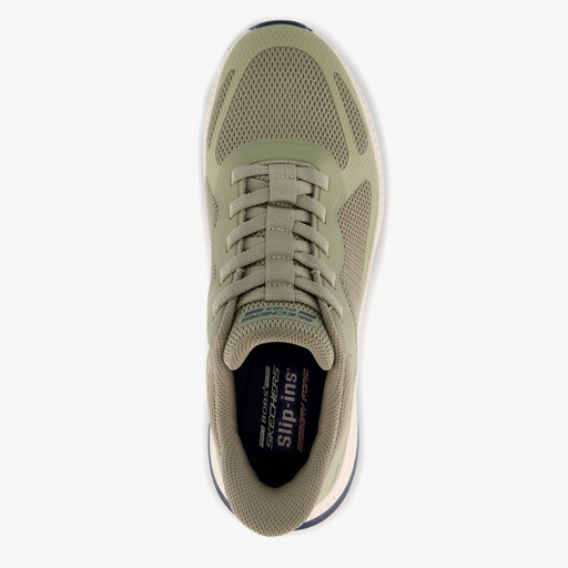 Slip-ins: BOBS Squad 4 heren sneakers groen