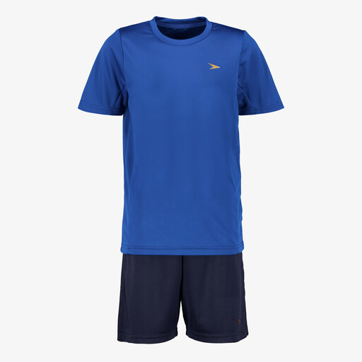 Tweedelig kinder sport set donkerblauw