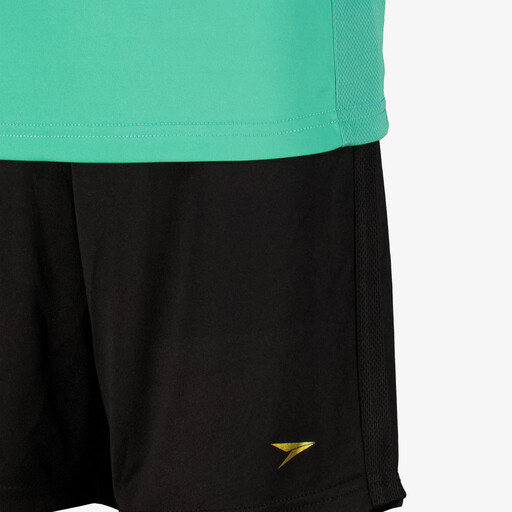 Tweedelig kinder sport set groen zwart