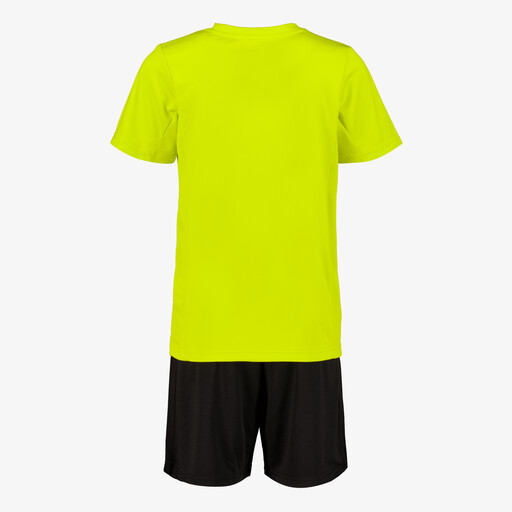 Tweedelig kinder sport set geel zwart