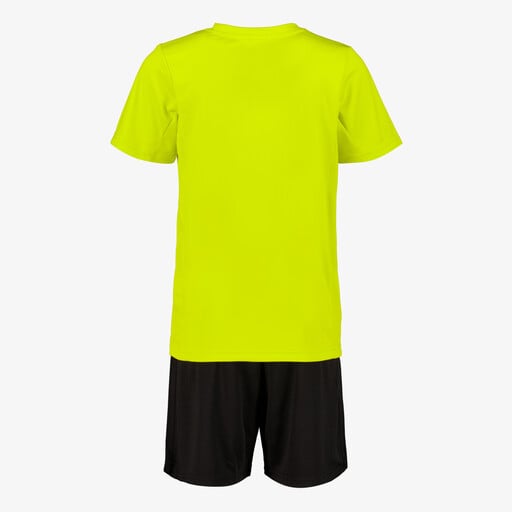 Tweedelig kinder sport set geel zwart