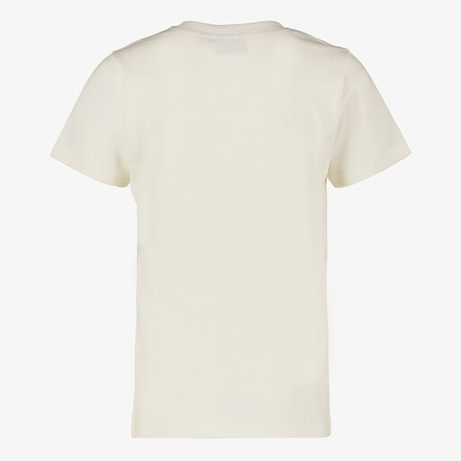 Jongens T-shirt met opdruk ecru groen