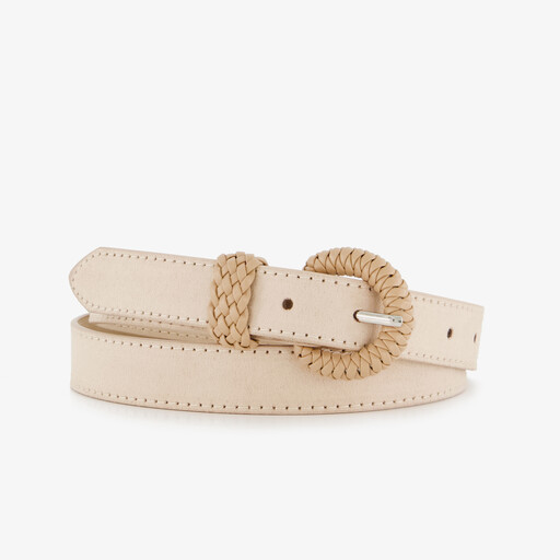 Dames riem beige