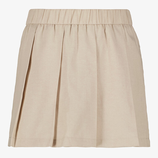 Meisjes skort beige