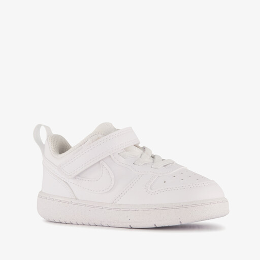 Court Borough Low Recraft kinder sneakers wit