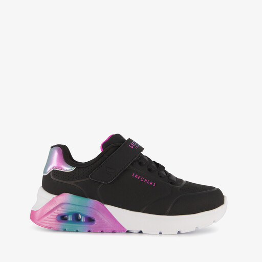 Uno Lite 2.0 meisjes sneakers zwart roze