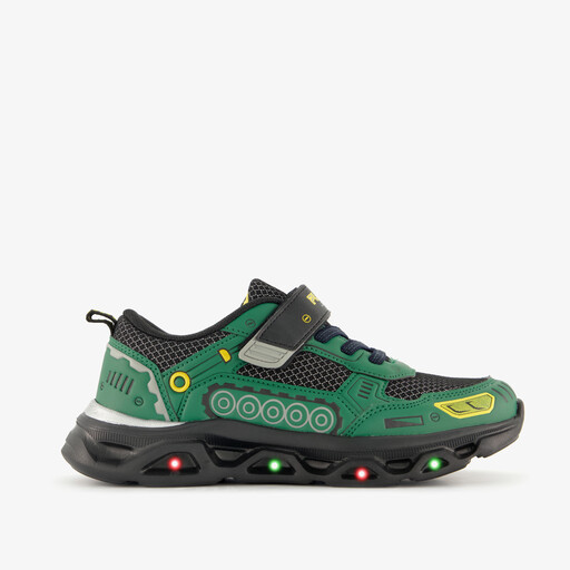 Sneakers met lichtjes groen zwart