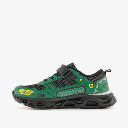 Sneakers met lichtjes groen zwart