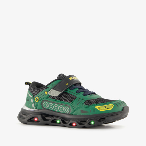 Sneakers met lichtjes groen zwart