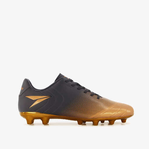 Voetbalschoenen FG heren zwart brons