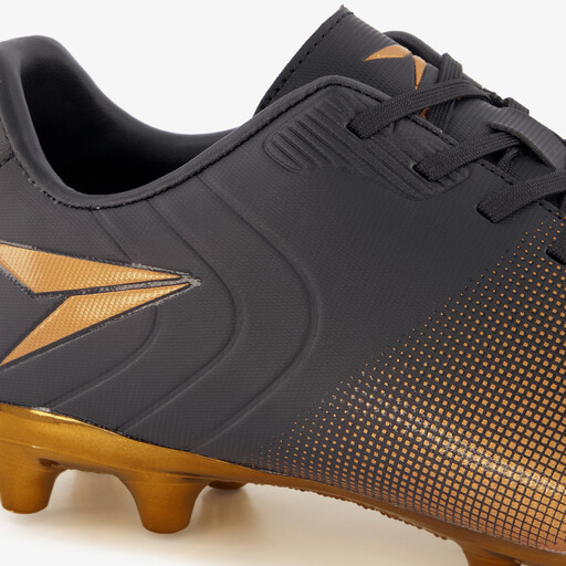 Voetbalschoenen FG heren zwart brons