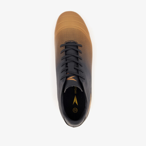 Voetbalschoenen FG heren zwart brons