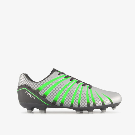 Heren FG voetbalschoenen zilver groen