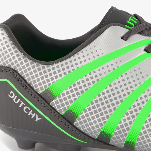 Heren FG voetbalschoenen zilver groen