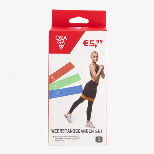 Set van 3 mini weerstandsbanden
