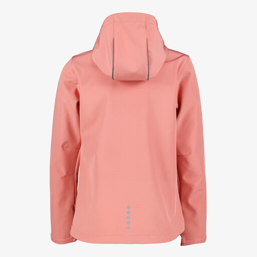 Kinder softshell jas roze