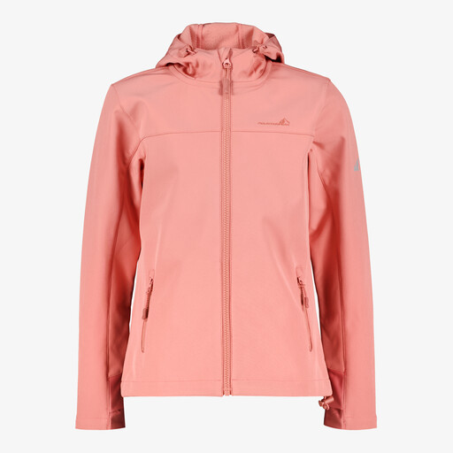 Kinder softshell jas roze