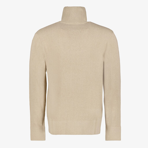 Heren coltrui beige