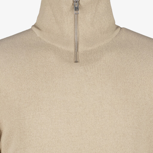 Heren coltrui beige