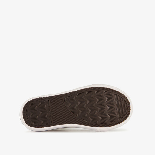 Hoge canvas kinder sneakers wit