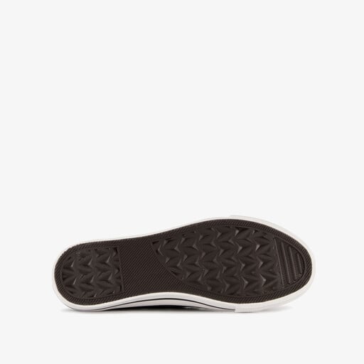 Lage canvas dames sneakers zwart wit