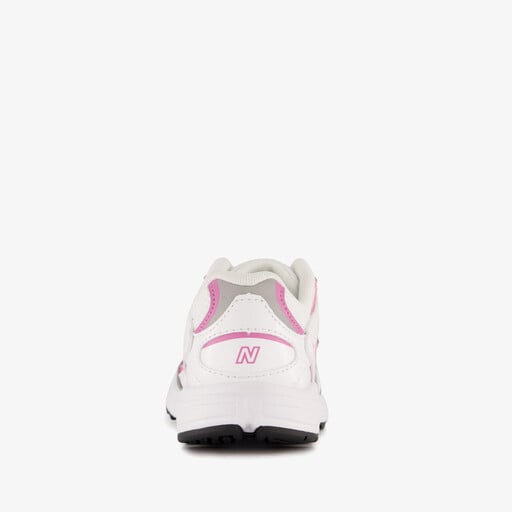 408 meisjes sneakers wit roze
