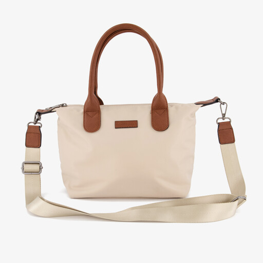 Dames shopper beige