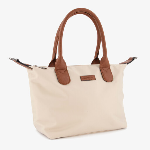 Dames shopper beige