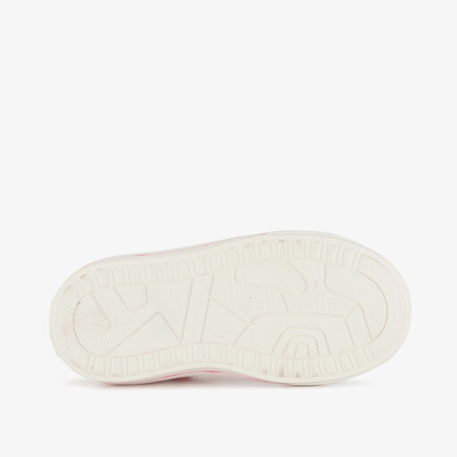 Hoge meisjes sneakers met glitters roze