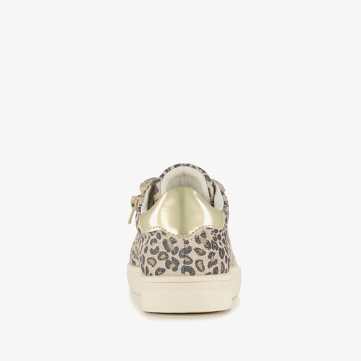 Meisjes sneakers met panterprint