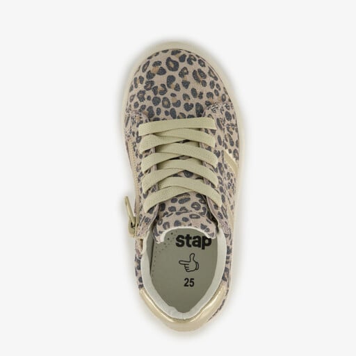 Meisjes sneakers met panterprint