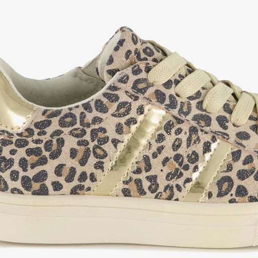 Meisjes sneakers met panterprint