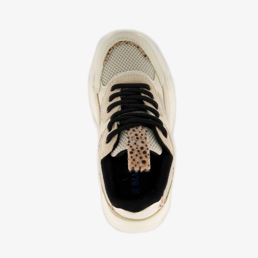Dad sneakers meisjes beige goud