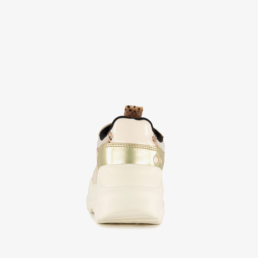 Dad sneakers meisjes beige goud