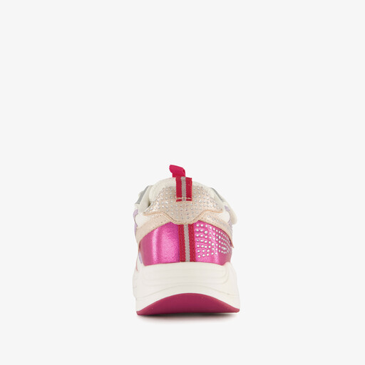 Meisjes sneakers met strass steentjes roze