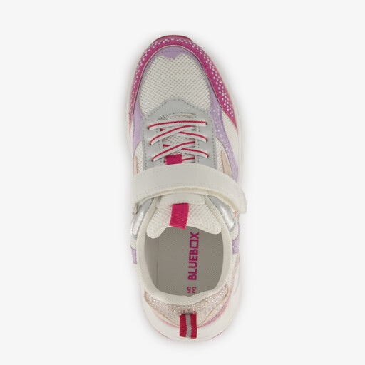 Meisjes sneakers met strass steentjes roze