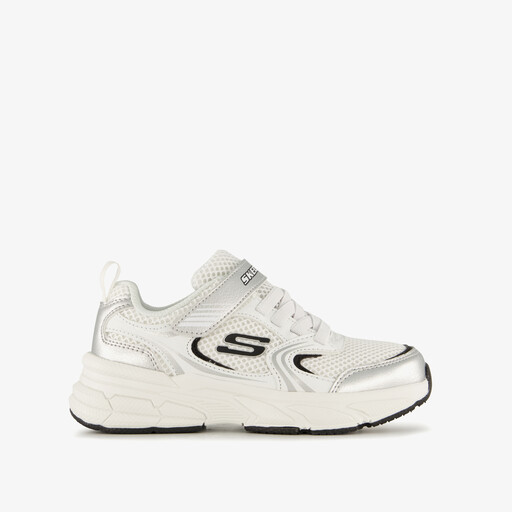 Retro-Graph meisjes sneakers zilver wit