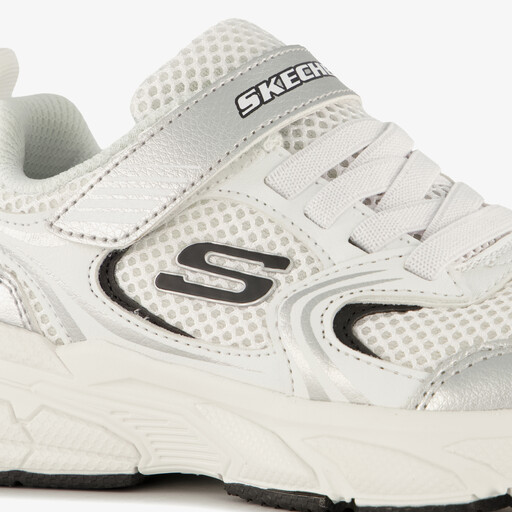 Retro-Graph meisjes sneakers zilver wit