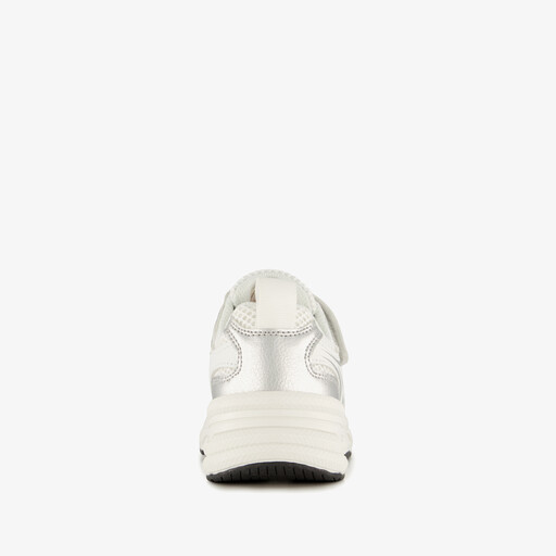 Retro-Graph meisjes sneakers zilver wit