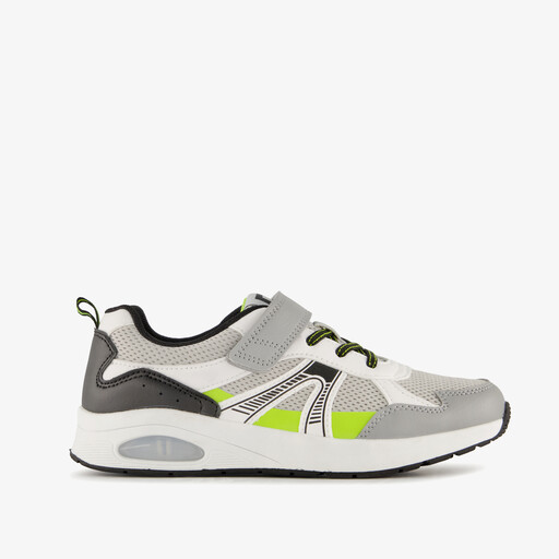 Jongens sneakers met airzool grijs groen