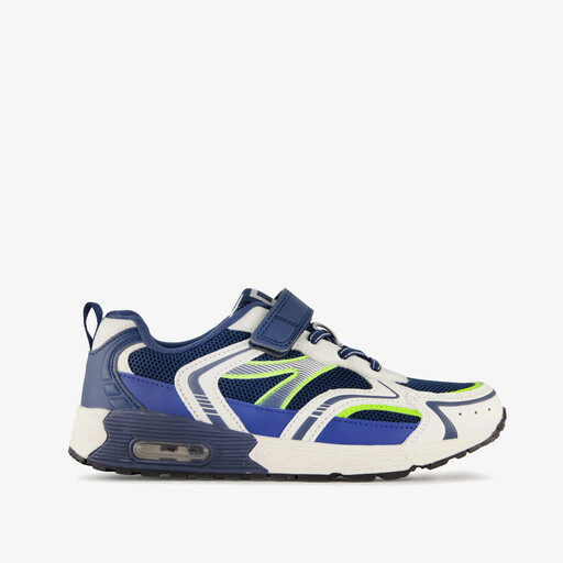 Jongens sneakers met airzool blauw wit