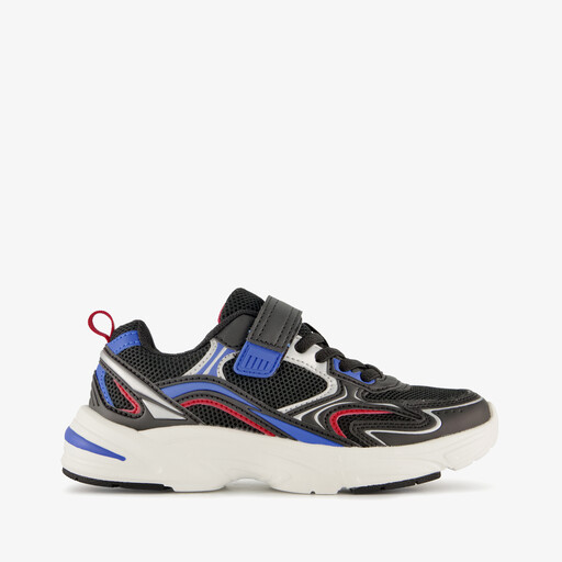 Jongens sneakers zwart blauw