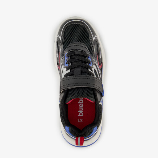 Jongens sneakers zwart blauw