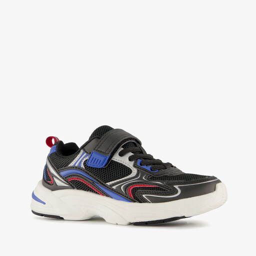 Jongens sneakers zwart blauw