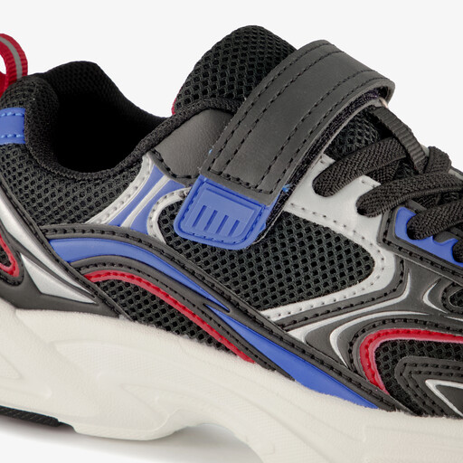 Jongens sneakers zwart blauw